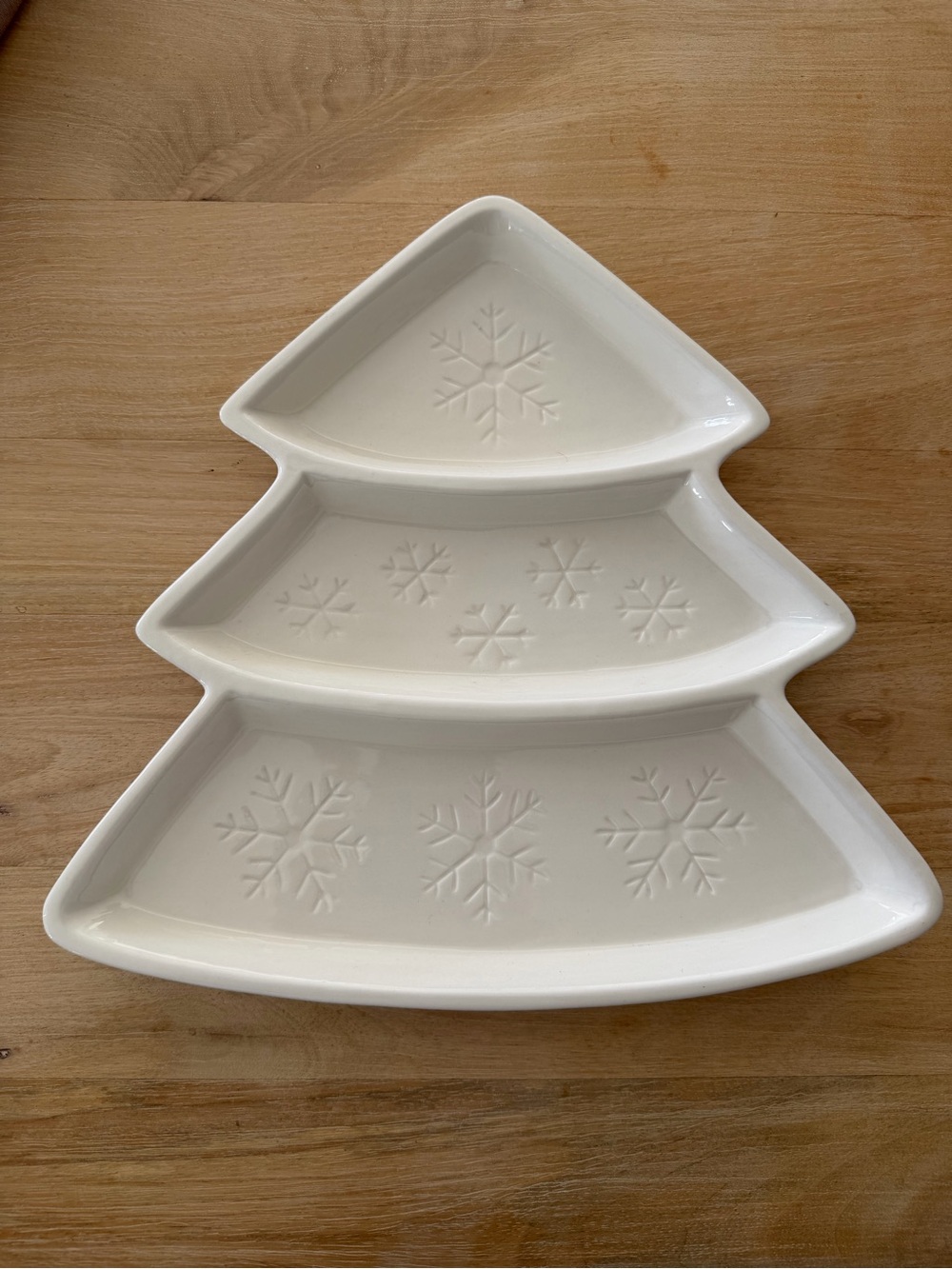 Brand New Anthropologie Brand Merry Makers Christmas Tree Serving Tray